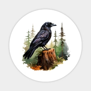 Raven Forest Magnet